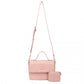 Miss Lulu Diamond Quilted Leather Chain Shoulder Bag - Pink