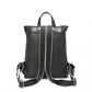 Miss Lulu Signature Style Backpack With Unique Details - Black