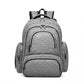 Kono Large Capacity Multi Function Baby Diaper Backpack Polka Dot Grey