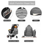 Kono Large Capacity Multi Function Baby Diaper Backpack Grey