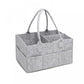 Kono Felt Caddy Organiser With Storage - Grey