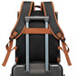 Kono Lightweight Portable Breathable Folding Pet Backpack - Black / Brown