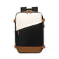 Water Resistant Functional Backpack with Shoe Compartment & USB Charging Port - Black