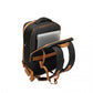 Water Resistant Functional Backpack with Shoe Compartment & USB Charging Port - Black