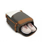 Water Resistant Functional Backpack with Shoe Compartment & USB Charging Port - Grey