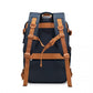 Water Resistant Functional Backpack with Shoe Compartment & USB Charging Port - Navy