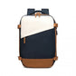 Water Resistant Functional Backpack with Shoe Compartment & USB Charging Port - Navy