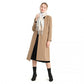 Acrylic Fashion Women's Long Shawl Grid Tassel Winter Warm Oversized Scarf - Beige