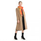 Acrylic Fashion Women's Long Shawl Grid Tassel Winter Warm Oversized Scarf - Orange