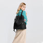 Miss Lulu Two Way Anti-Theft Backpack With Pom Pom Pendant