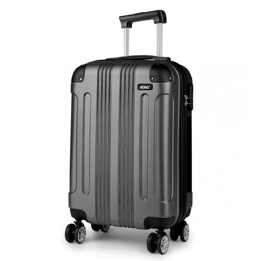 Kono 19 Inch Abs Hard Shell Suitcase Luggage - Grey