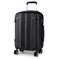 Kono 24 Inch Abs Hard Shell Suitcase Luggage - Black